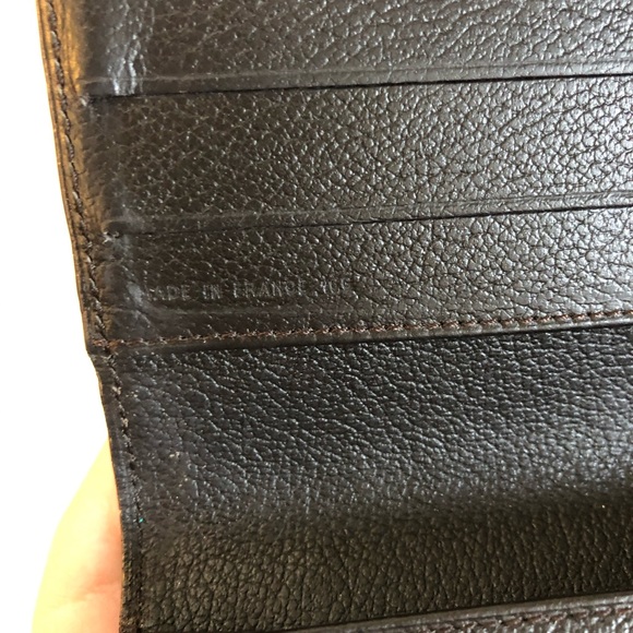Dunhill Brown Leather Unisex Wallet - Picture 7 of 8